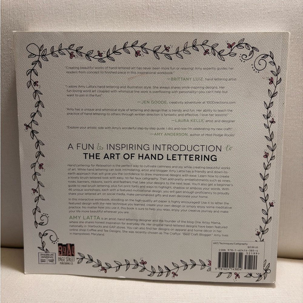 Hand Lettering for Relaxation Art Book - Picture 8 of 8